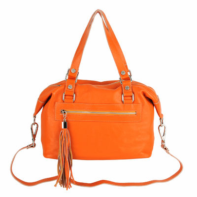 Сумка Pelleterie Pergolesi, цвет цвет оранжевый