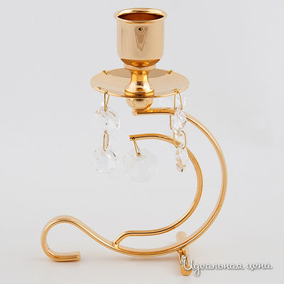Подсвечник Svarovski Crystal, цвет цвет золото