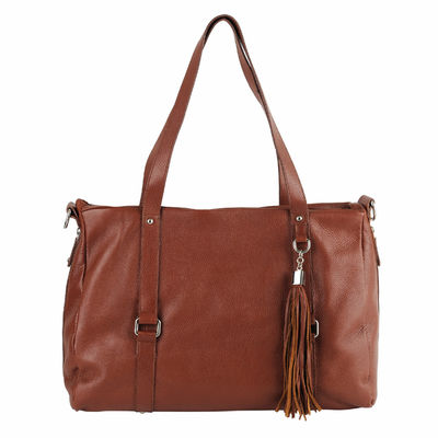 Сумка Pelleterie Pergolesi, цвет цвет рыже-коричневый