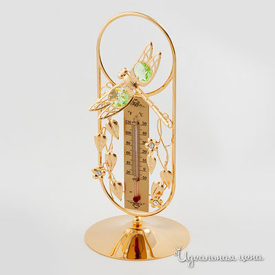 Термометр Svarovski Crystal, цвет цвет золото