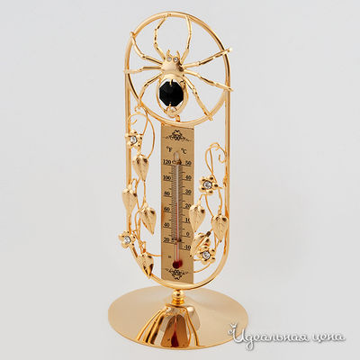 Термометр Svarovski Crystal, цвет цвет золото