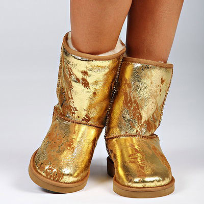 Угги CHURINGA, цвет цвет коричневый / золотой