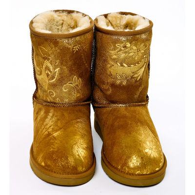 Угги CHURINGA, цвет цвет коричневый / золотой