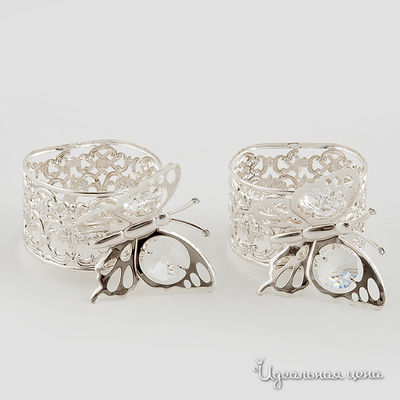 Кольца Svarovski Crystal, цвет цвет золото