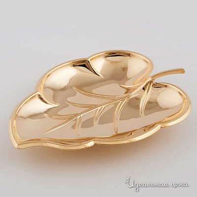 Тарелочка Svarovski Crystal, цвет цвет золото