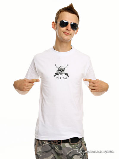 Футболка DelSol, цвет цвет белый