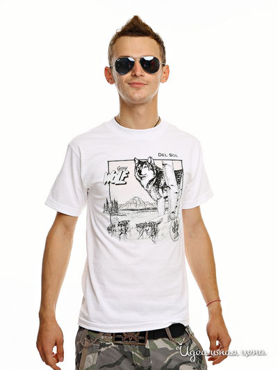 Футболка DelSol, цвет цвет белый