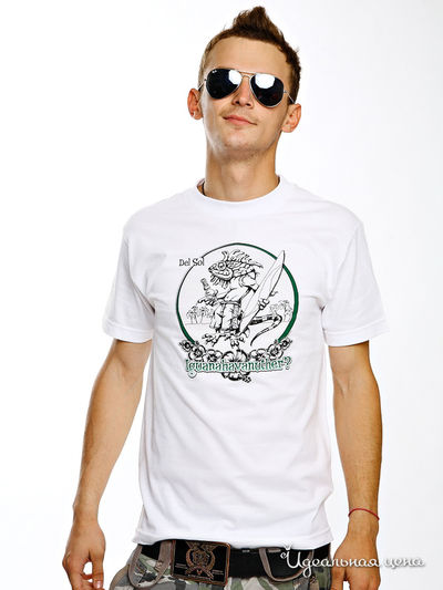 Футболка DelSol, цвет цвет белый