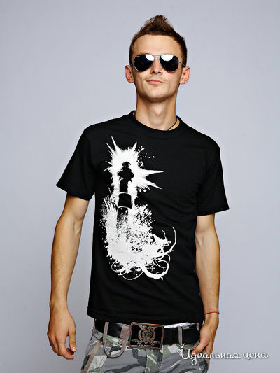 Футболка DelSol, цвет цвет черный