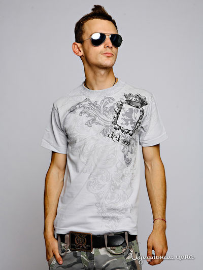 Футболка DelSol, цвет цвет серый