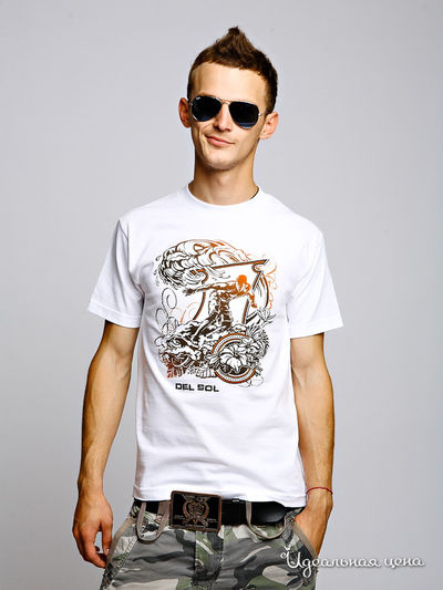 Футболка DelSol, цвет цвет белый