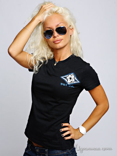 Футболка DelSol, цвет цвет синий