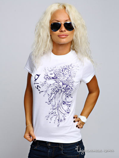 Футболка DelSol, цвет цвет белый