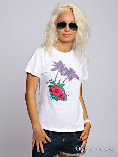 Футболка DelSol, цвет цвет белый