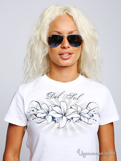 Футболка DelSol, цвет цвет белый