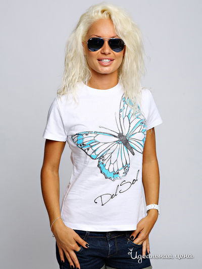 Футболка DelSol, цвет цвет белый