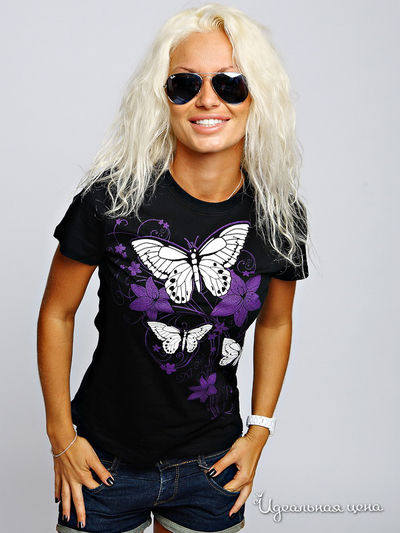 Футболка DelSol, цвет цвет черный