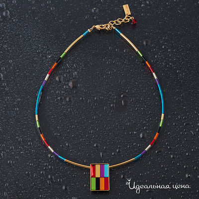 Колье Coeur de Lion, цвет мульти