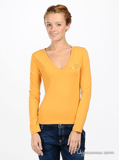 Лонгслив Moschino MS, цвет цвет желтый