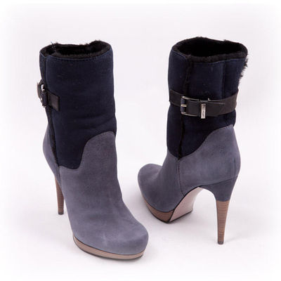 Ботильоны UGG, цвет цвет серый