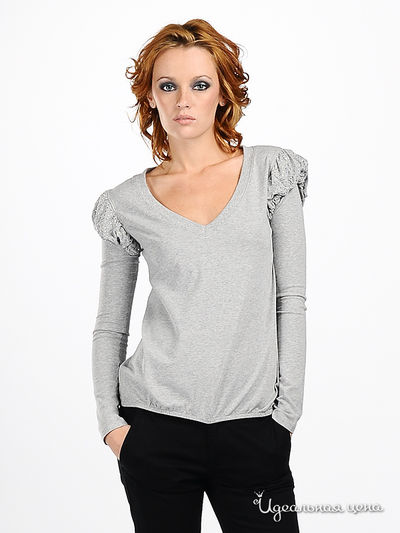 Лонгслив Moschino MS, цвет цвет серый