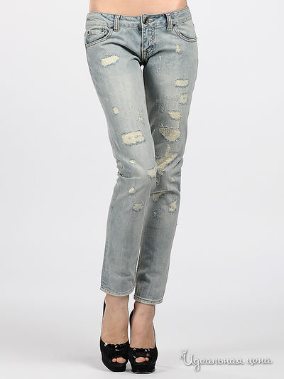 Джинсы Amy Gee, цвет цвет голубой