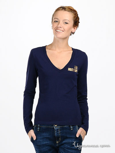 Лонгслив Moschino MS, цвет цвет синий