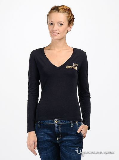 Лонгслив Moschino MS, цвет цвет синий