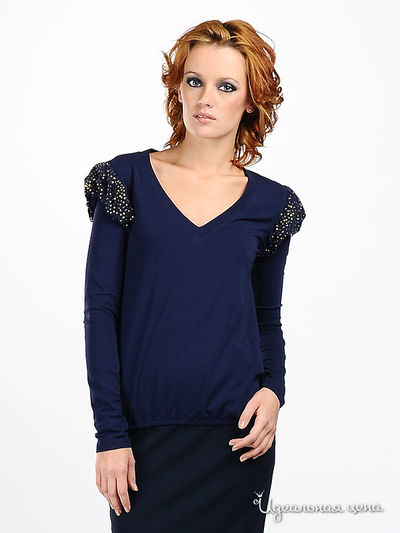 Лонгслив Moschino MS, цвет цвет синий