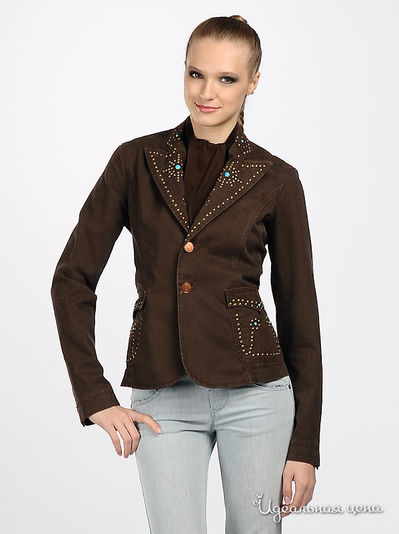 Жакет Amy Gee, цвет цвет коричневый