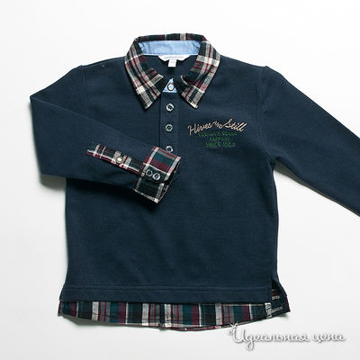 Джемпер-поло Dodipetto, цвет цвет темно-синий