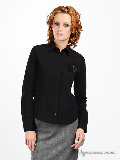 Рубашка Moschino MS женская, цвет черный
