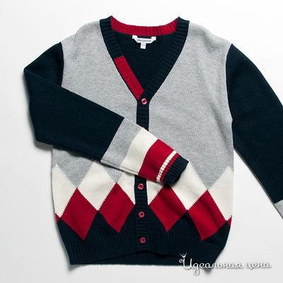 Кардиган Dodipetto, цвет цвет серый / темно-синий