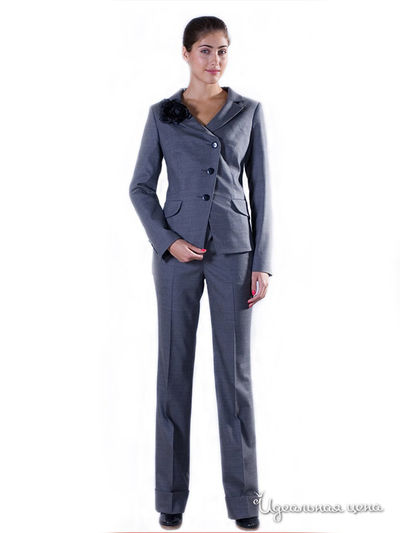 Брюки Bizzaro, цвет принт серая полоска