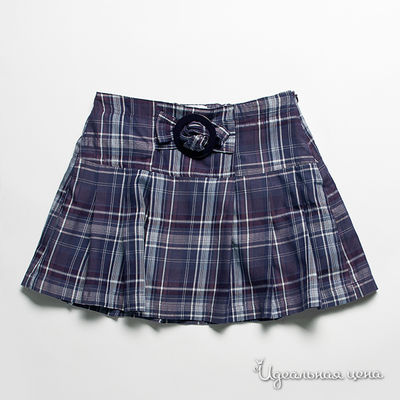 Юбка Dodipetto, цвет цвет фиолетовый / принт клетка