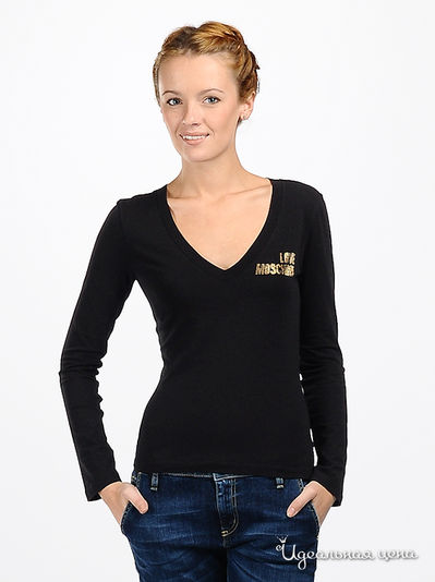 Лонгслив Moschino MS, цвет цвет черный