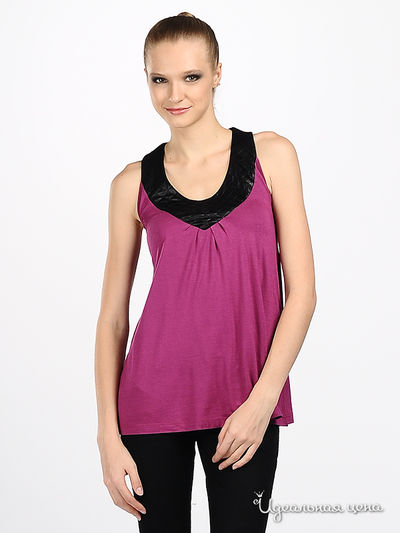 Топ Amy Gee, цвет цвет вишнёвый / черный