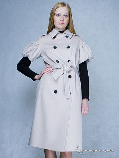 пальто Bizzaro, цвет цвет бежевый