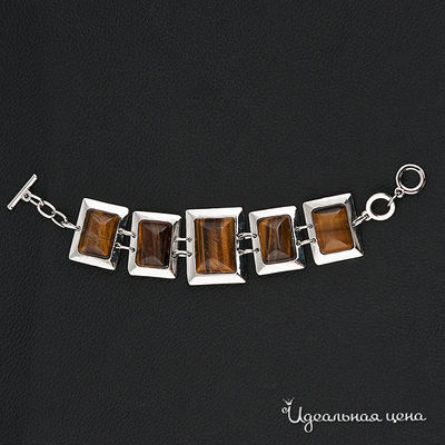 Браслет Biruza, цвет вставка кошачий глаз