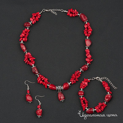 Комплект Biruza, цвет вставка коралл