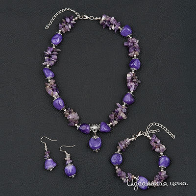 Комплект Biruza, цвет вставка чароит