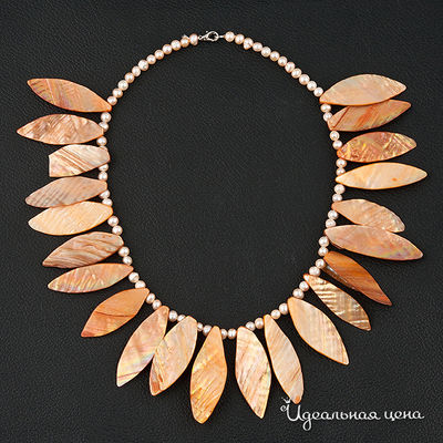 Колье Biruza, цвет вставка перламутр