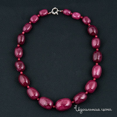 Бусы Biruza, цвет вставка яшма