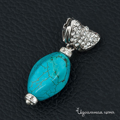 Серьги Biruza, цвет вставка бирюза