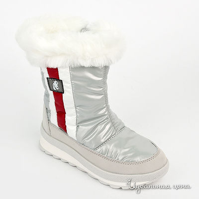 Сапоги Skandia, цвет цвет светло-серый / красный / белый