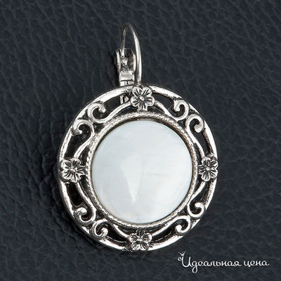 Серьги Biruza, цвет вставка перламутр