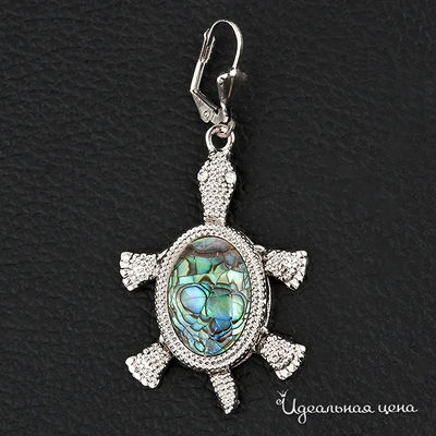 Серьги Biruza, цвет вставка перламутр