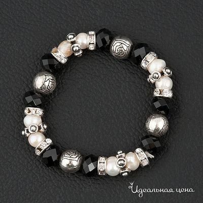 Браслет Biruza, цвет вставка жемчуг / циркон