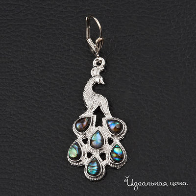 Серьги Biruza, цвет вставка перламутр