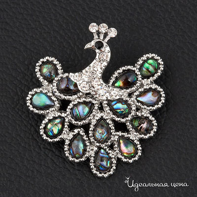 брошь Biruza, цвет вставка перламутр